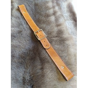 Straps - 1.5" Wide Classic Sports Car Rack 14" to 20" Adjustable  Cross Strap in Saddle Tan Leather (SINGLE STRAP)